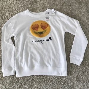 Abercrombie & Fitch sequin reversible crew neck